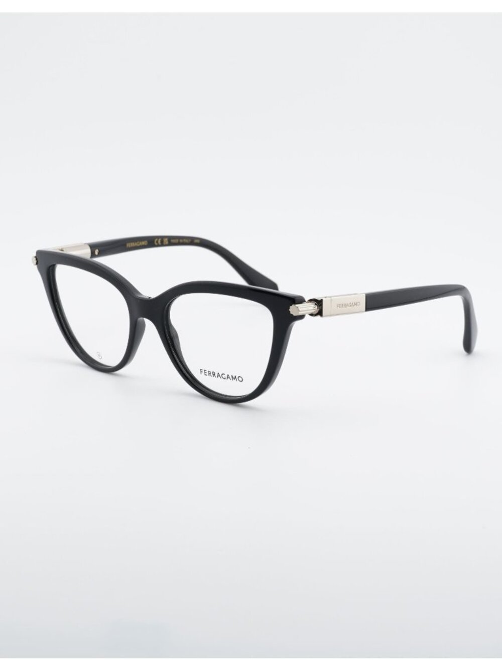 Salvatore Ferragamo SF2974 001 Eyeglasses Black 52mm Cat Eye Frame